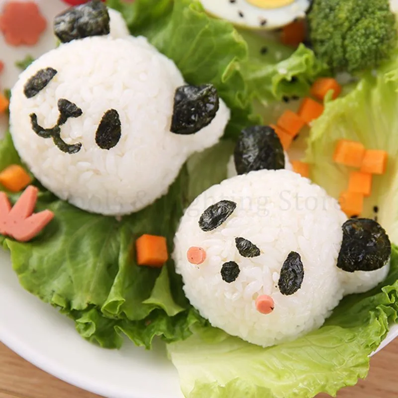 Милая панда Onigiri формирователь женская форма для суши Кухонные гаджеты Bento