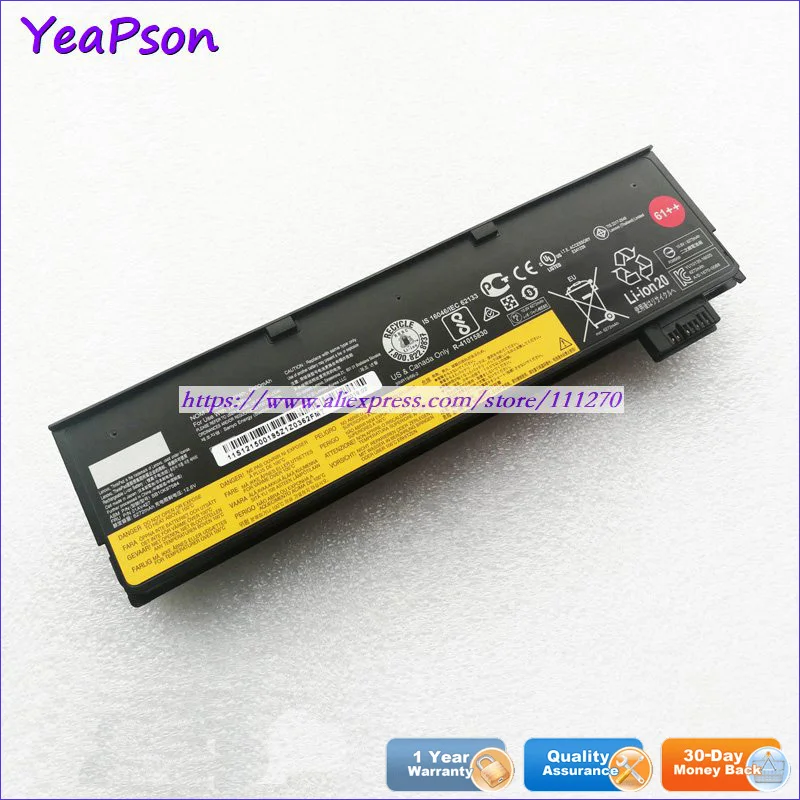 Оригинальный аккумулятор Yeapson 01AV427 01AV428 01AV492 SB10K97584 10 8 В 6600 мАч для ноутбука Lenovo