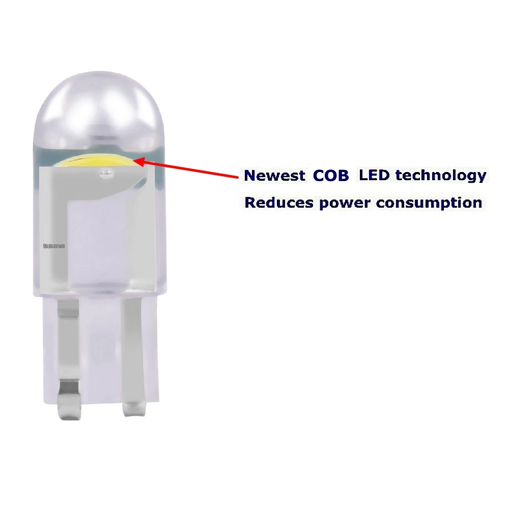 6PCS T10 W5W WY5W 168 (501) 2825 COB LED �ڵ��� ���� ���� ����Ʈ ���̵� ���� ���� ����� ���� �ڵ��� ��ȣ�� ����