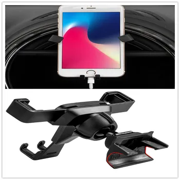 

Car Stylling Black Navigation Bracket Mount GPS Mobile Phone Holder Vent Cell Stand For BMW MINI F55 F56 2014-2019