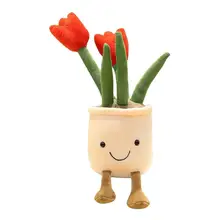 

Succulent Plush Toy Smile Display Mold Soft Plants Pillow House Decorations
