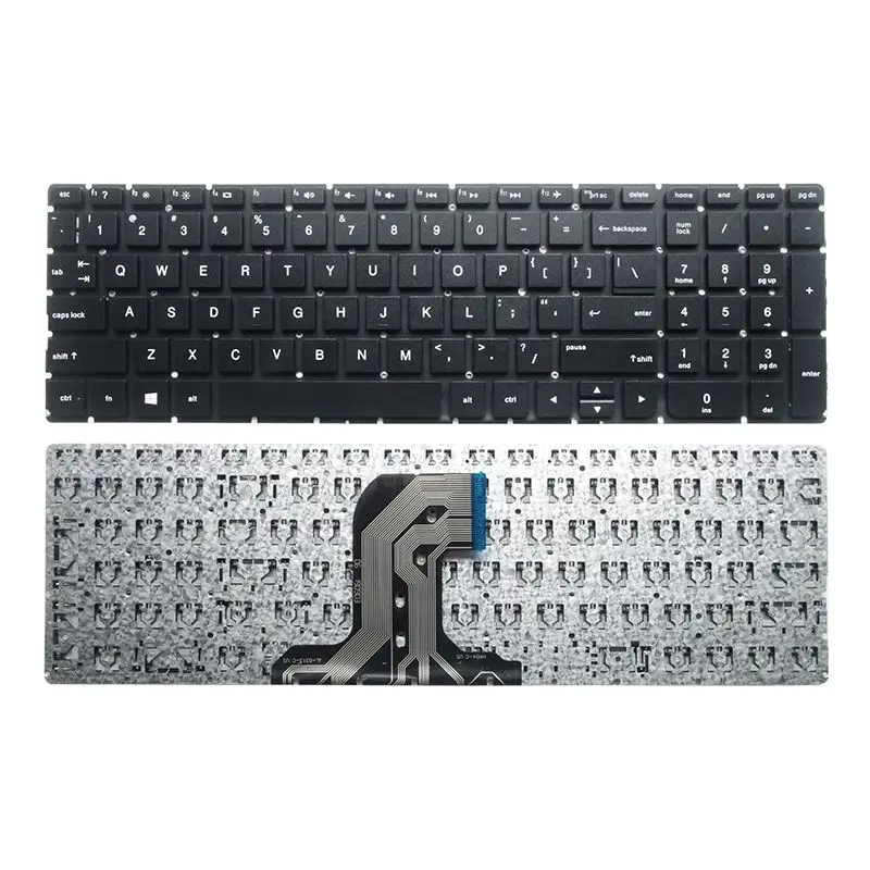 Teclado Portátil para hp Pavilion Eua Reino Unido ru sp fr 250 g4 250 g5 256 g4 256 g5 255 255 255 15-ac 15-af 15q-aj 15-ba - Imagem 2