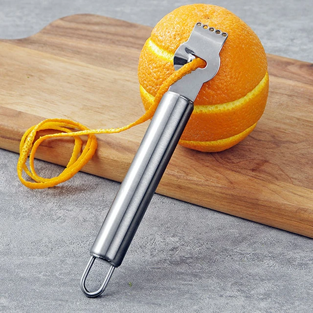 Lemon Peeler Stainless Steel Kitchen Accessories Vegetable Peeler Cutter  Citrus Lemon Peeler Zester Tool Home Kitchen Tool - AliExpress