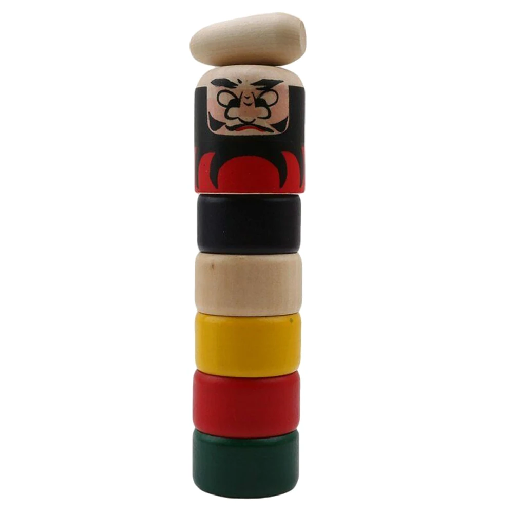 

1 Set Immortal Daruma Halloween Funny Wooden Magic Toy Automatic Assemble Toys _WK