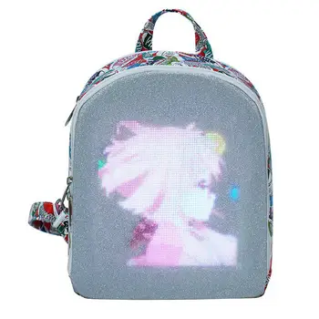 

Women LED Display Screen Backpacks Smart WIFI Version Control Light Screen Women Bag