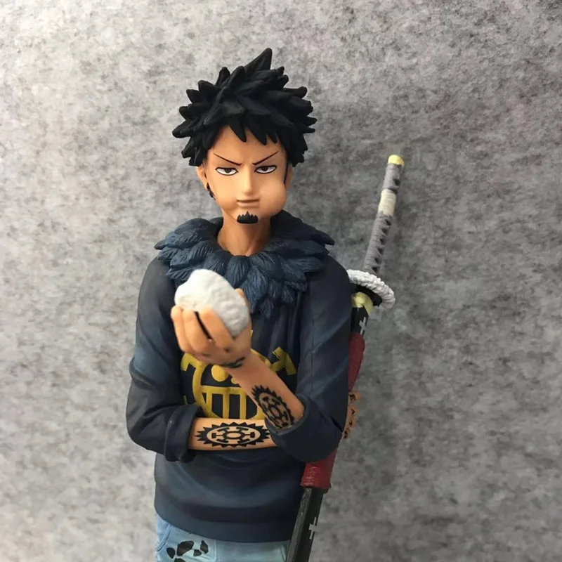 One Piece/Sea King Group Vertical Type Prize Figure Ros Gros Trafalgar Garro Black Cloth like Bun Garage Kit