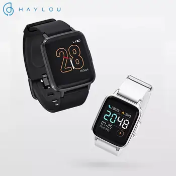 

Haylou LS01 GPS Smart Watch Heart Rate Monitor Bracelet Sport Modes Run Rount Track Breathing Traning Smartwatch for iOS Android