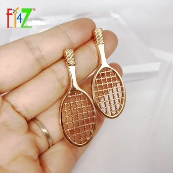 

F.J4Z New Women Earrings Unique Alloy Tennis Racket Drop Earrings Vintage Girl's Trendy Earring Accessories dropship