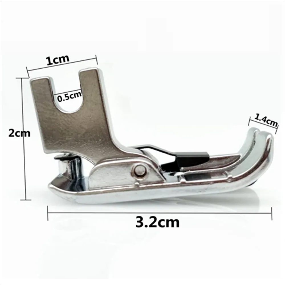 Kit De 4 Pieds De Biche Pour Machine à Coudre - Tailles 7/8/9/10mm - Guide Magnétique - Acier Inoxydable