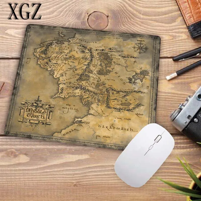 XGZ Властелин колец карта игровой коврик для мыши Большой коврик мыши с фиксируемым краем геймер большая мышь коврик компьютерная мышь коврик клавиатура стол коврик