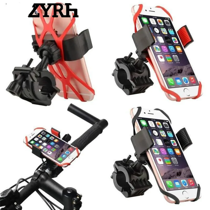 NEW MTB Bike Bicycle Motorcycle Handlebar Mount Holder Phone Silicone adjusters For Iphone GPS bicycle phone mount rack | Спорт и
