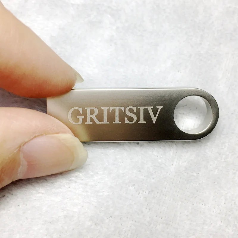 Usb флеш накопитель 10 шт./лот металлический с логотипом на заказ 2 0 32 ГБ 16 8 4 64 ГБ|USB