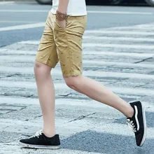 Новые мужские повседневные пляжные шорты, качественные мужские шорты с эластичной резинкой на талии, модные брендовые мужские шорты Карго размера плюс 5XL Homme