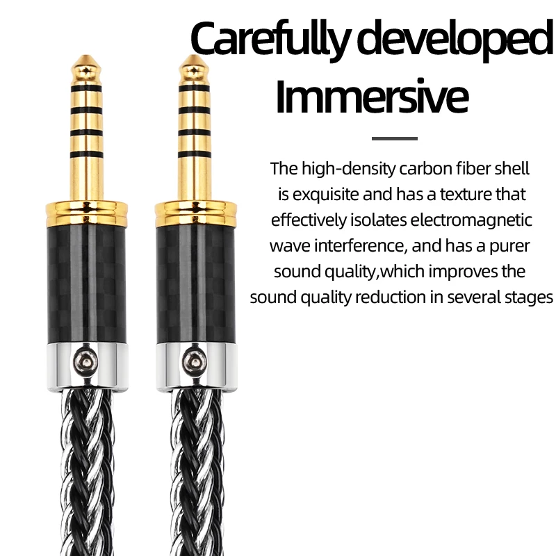 Ataudio-cabo de Áudio Hifi Banhado a Prata 4.4 mm a 4.4 mm Hifi Occ 4.4 mm - Image 4
