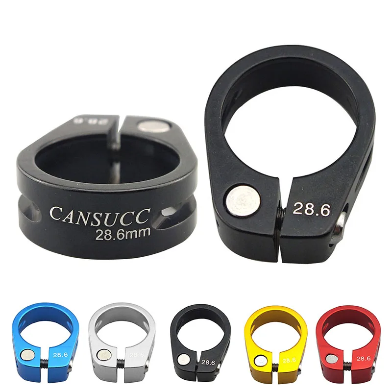 Bike Bicycle Seat Post Clamp Quick Release Aluminum Alloy Clip Useful Durable