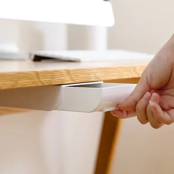 

Under the hidden table, no trace of paste, plastic storage box, desk pen, stationery storage box, drawer divider, stationery