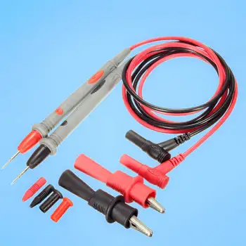 

20A Probe Test Lead+Alloy Clips Clamp Cable Wire Test For Multi Meter Tester Digital Multimeter