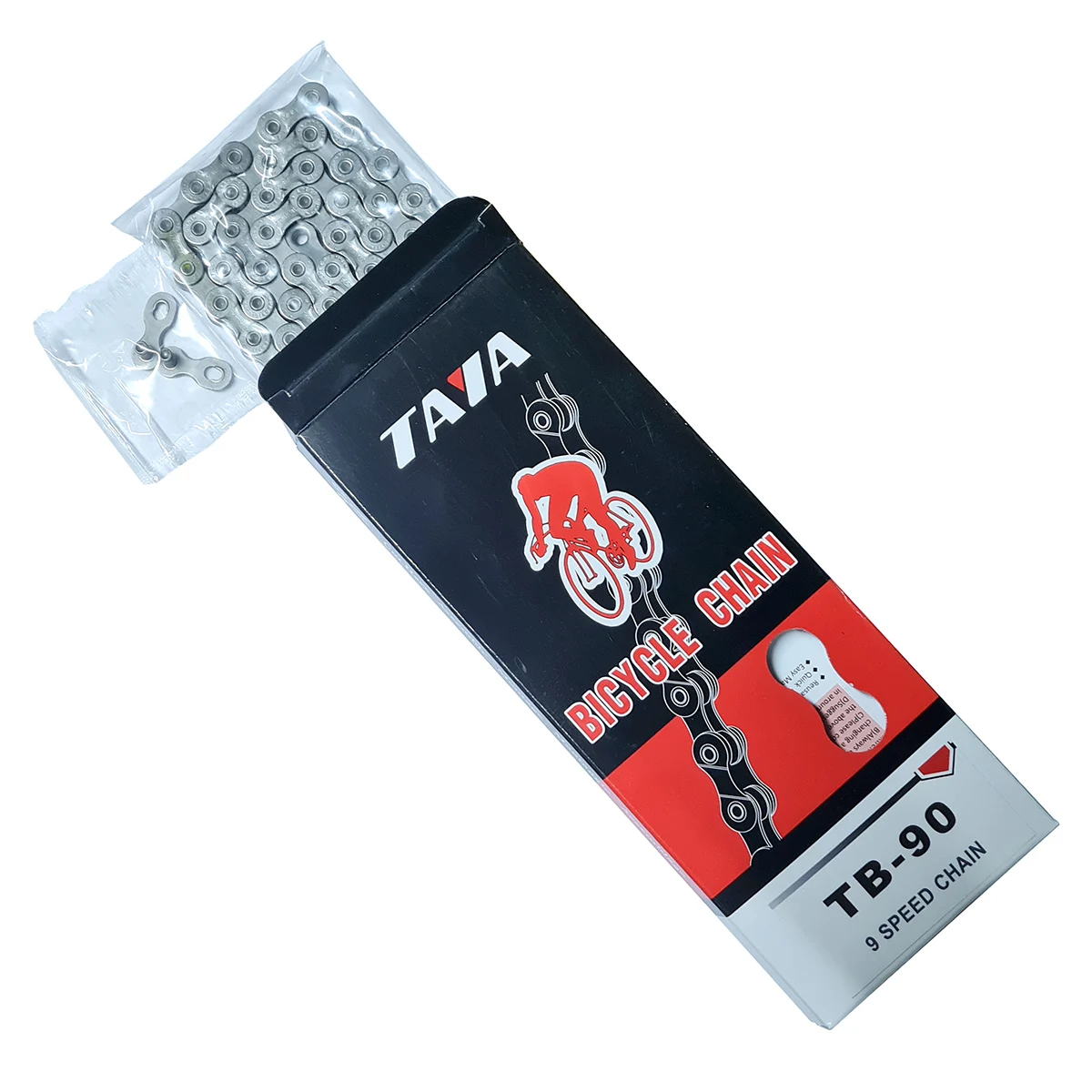 Цепь TAYA TB-90 9 ск. 116L цвет: GST-TG с соед.звеном в торг.уп. (аналог HG93/HG73/HG53) | Спорт и