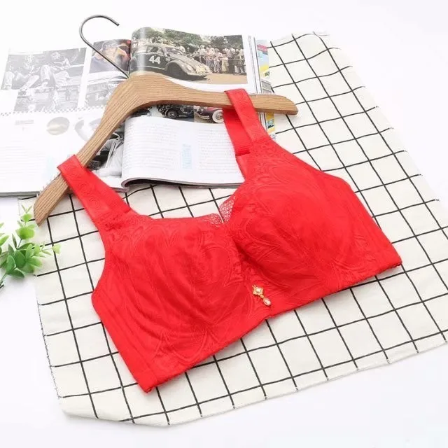 Сексуальный женский кружевной бюстгальтер 85-100 C D чашка Bralette нижнее белье женский бюстгальтер с цветочным принтом нижнее белье Femme