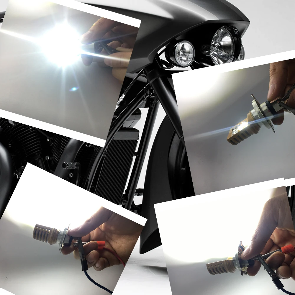 Светодиодная фара Creadvent для мотоцикла 10 Вт H4 6000 лм К 12 В|headlamp 1000lm|headlamp ledheadlamp h4 |