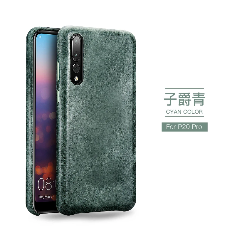 Для huawei P30 Модный чехол из натуральной кожи Бизнес задняя крышка из натуральной телячьей воловья кожа кожаный чехол для телефона huawei P20 P30 Pro