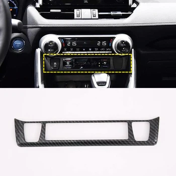

Fit for Toyota RAV4 XA50 2019 2020 2021 Car Accessories ABS Carbon Interior Seat Heating Button Cover Trim 1pcs High Equipped