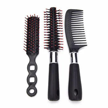 

3Pcs/Set Profession Hair Comb Hair Care Anti Scald Detangling Combs Hair Brush Head Massage Tool Women Girl Styling Tools Supply
