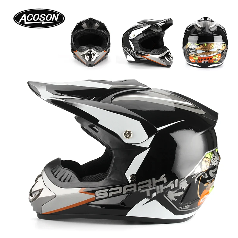 Мотоциклетный крест для мотоциклетного шлема MTB DH внедорожный мотоциклетный гоночный шлем с очками перчатки маска