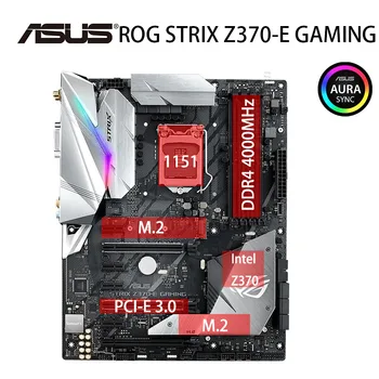 

For Asus ROG STRIX Z370-E GAMING Original Used Desktop Intel Z2370 Z370M DDR4 Motherboard LGA 1151 i7/i5/i3 USB3.0 SATA3 Used