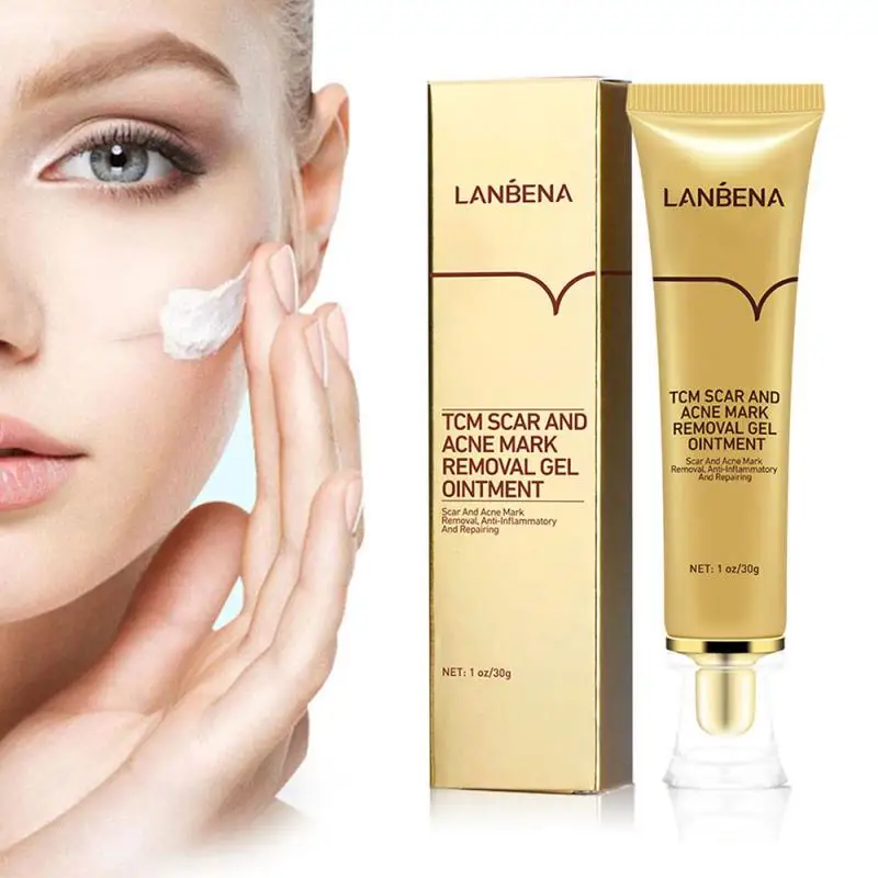 LANBENA 30g Women TCM Scar And Acne Mark Removal Gel Ointment Acne Scar  Cream Treatments Cream Absorbed Quickly Skin Care TSLM1