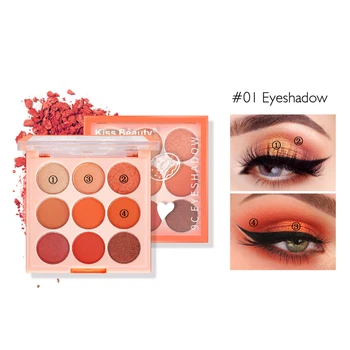 

2020 new makeup palette eyeshadow Waterproof highlight blush palette of shadow Sunset Eye Shadow Palette eye Cosmestics TSLM2