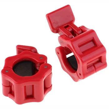 

1pair Dumbbell Locking Buckle Barbell Rod Clamp Fitness 30mm Lock Collar Training Muscle Clamp Bar Barbell Buckle