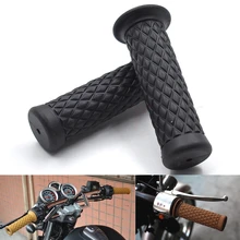 Универсальный 7/" 22 мм Ретро резиновая ручка мотоцикла 8 цветов доступны для KTM Duke 200 390 125 RC125 RC200 RC390 125Duke RC8/R