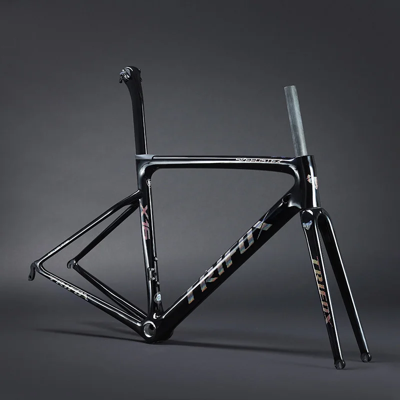 little star colorful TRIFOX карбоновая рама для дорожного велосипеда 29er sl6 велосипедная Рама Хамелеон карбоновая рама BB68 27,5 диск карбоновая рама - Цвет: little star colorful