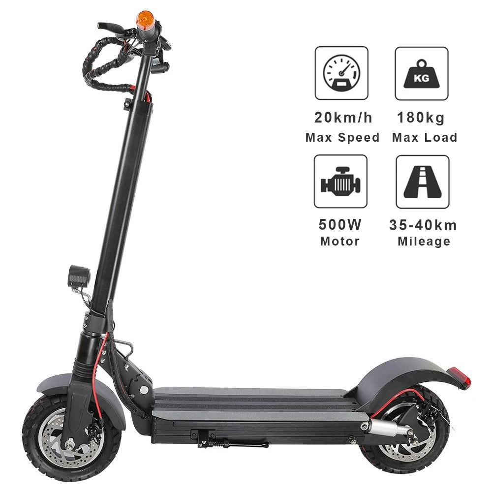Новый Tarsa T9 внедорожный складной электрический скутер 500 Вт Мотор 48 В/10Ah 40 км/ч 10