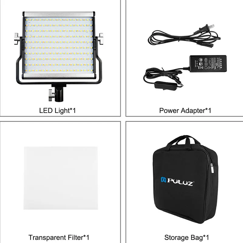 

15W LED Fill Light Photo Lamp Photography Lighting Dimming Studio Video Light US Plug 1650lm 3200-5600K For Wedding Interview