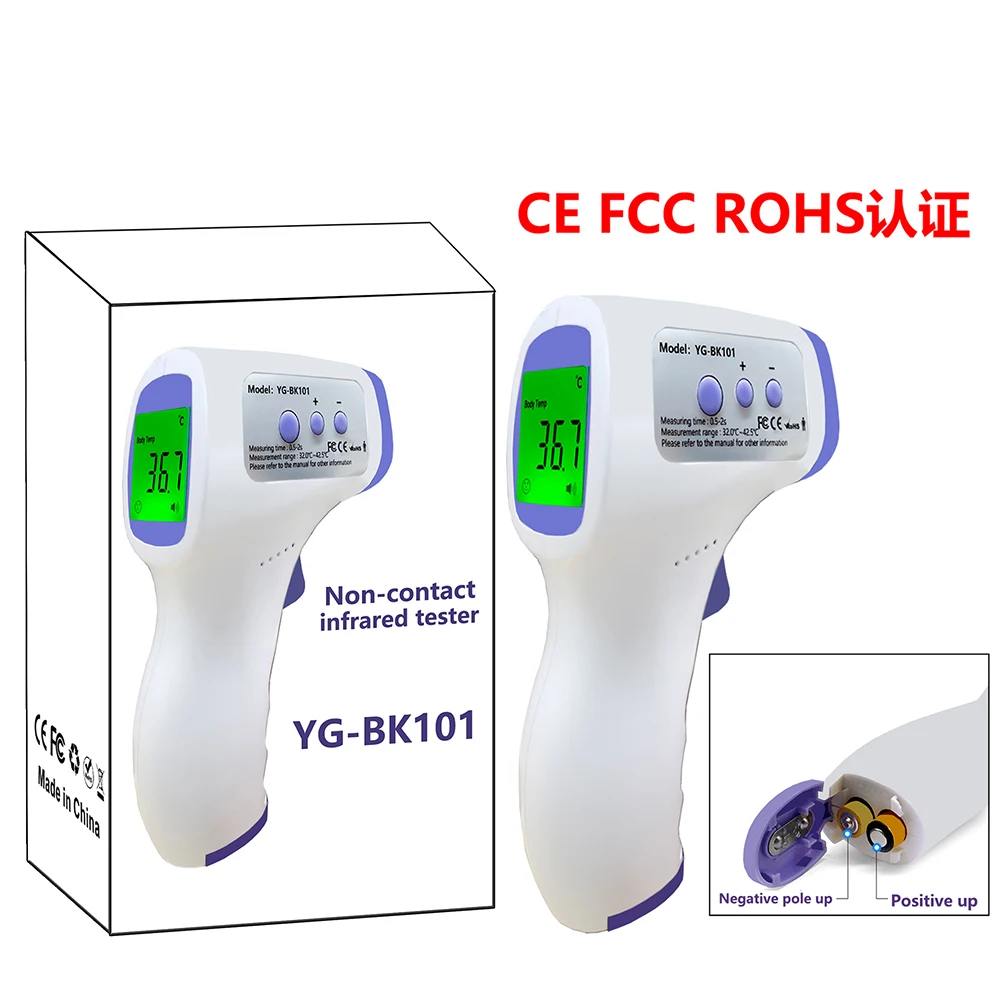 Градусник бесконтактный электронный Cofoe Инфракрасный термометр цифровой для