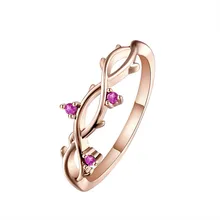 Обручальное кольцо для женщин, мужчин, лаконичное классическое многоцветное мини кубическое циркониевое розовое золото, модное ювелирное изделие