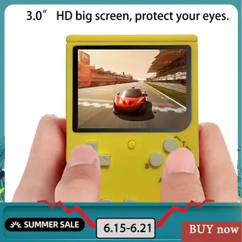 

Retro Portable Mini Handheld Game Console 64-Bit 3.0 Inch Color LCD Kids Color Game Player Built-in 1000 games with SD Card