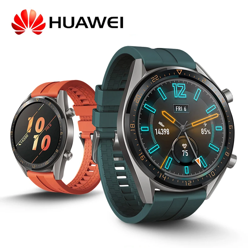 Смарт-часы huawei Watch GT с Bluetooth, ультратонкие, долговечные, водонепроницаемые, совместимы с iPhone и Android