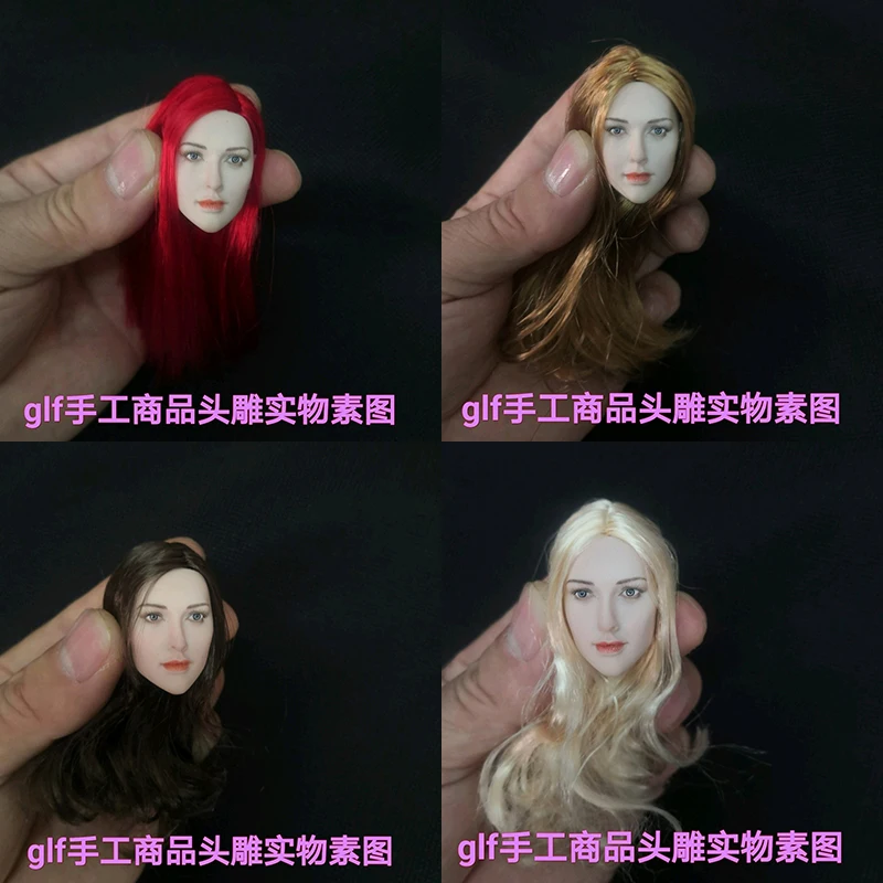 1/6 кукла Европа и Америка для красивого лица резьба Модель пересадки волос 12