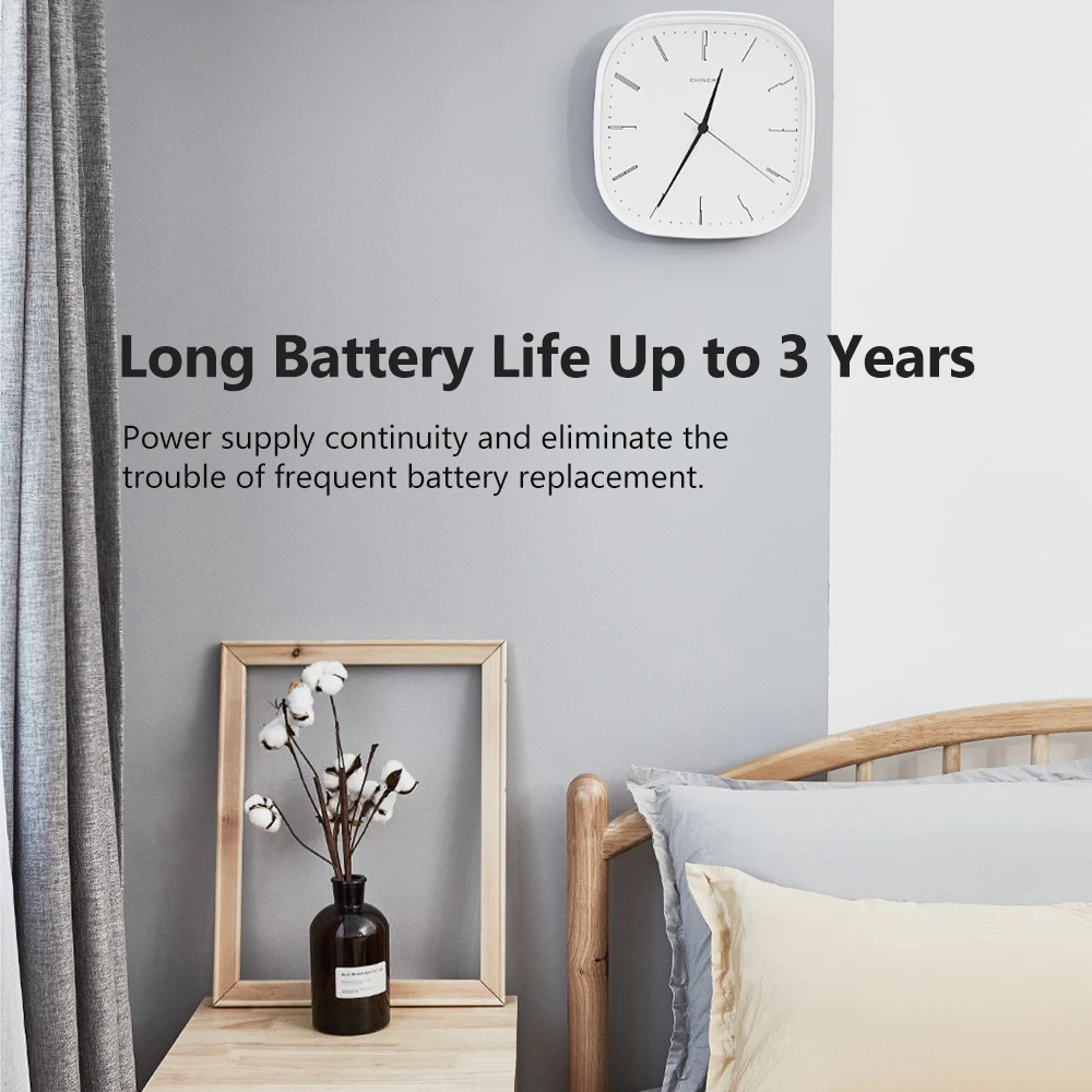 Chingmi QM-GZ001 Wall Clock Ultra-quiet Ultra-precise Famous Designer Design Simple Style Free Life Home Accessories