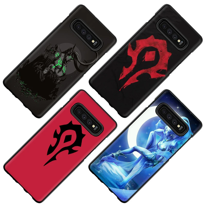 EWAU World of Warcraft силиконовый чехол для телефона для Samsung Galaxy S6 S7 край S8 S9 S10 плюс S10e Note 8, 9, 10, M10 20 30 40