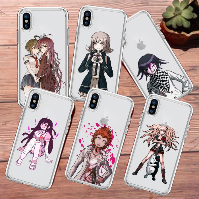 Чехол для телефона Danganronpa iPhone 11 12 Pro XS MAX XR X 7 8 6Plus SE 2020 мягкий силиконовый чехол