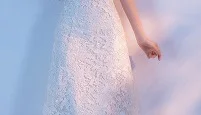 Белый Платье Skyyue, коктейльное платье с коротким рукавом и аппликацией, однотонное, с вышивкой, Vestido De Coctel,, платье с глубоким воротником, коктейльное платье X197 - Цвет: Белый
