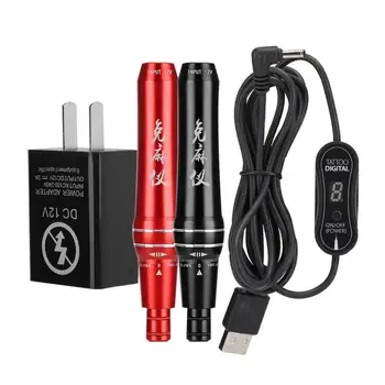 

Tattoo Machine Semi-Permanent Makeup Tattoo Pen Machine for Eyebrow Lip Eyeliner US Plug 100-240V Permanent Make Up Machine