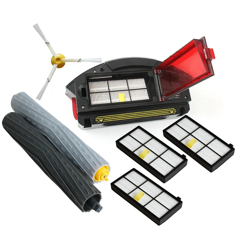 

6pcs/set Dust Box Filter Brush For IRobot Roomba 800 900 Vacuum Cleaner Roller Brush Accessories New Arrival Hot Selling