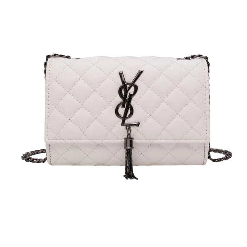 

Famous Brand Designer Women Girls Chain Shoulder Bag Metal Letter Printed Flap Messenger Bag Luxury Crossbody Bag Bolosa