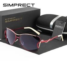 SIMPRECT, роскошные поляризационные женские солнцезащитные очки,, квадратные, негабаритные, Ретро стиль, солнцезащитные очки, для вождения, винтажные, оттенки для женщин