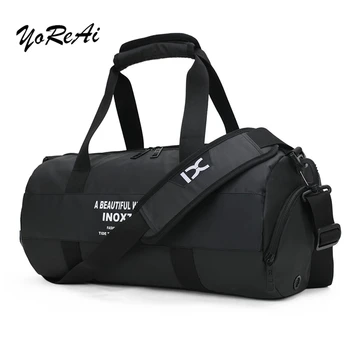 

YoReAi Gym Bag Pack Casual Sports Bags Men Training Tas for Shoes Lady Fitness Yoga Travel Luggage Shoulder Black Sport Handbags